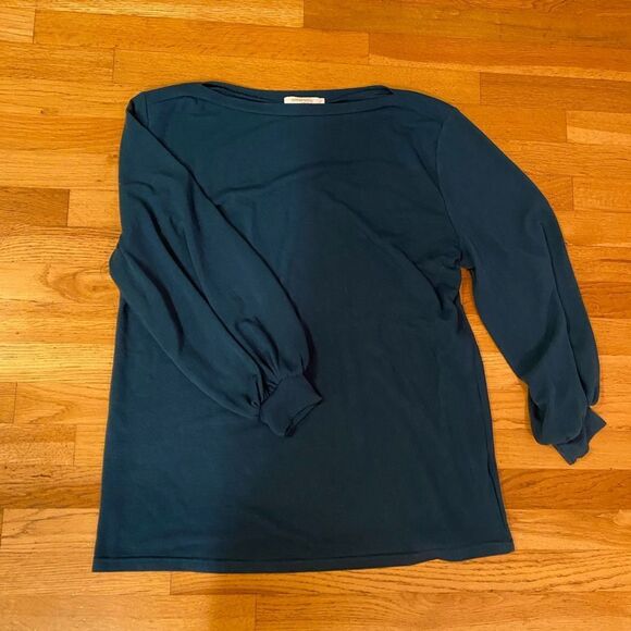 SALE Burgundy and Teal Blouse - Picture 9 of 10